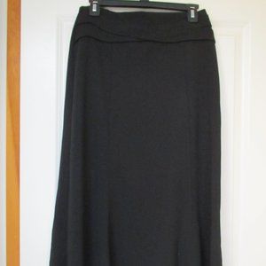 Black NYCC Flare Maxi Long Skirt